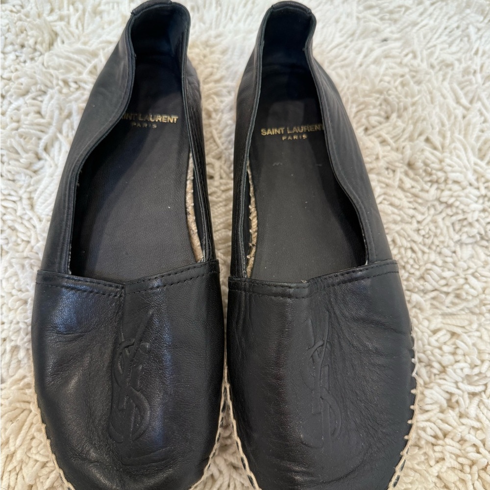 Saint Laurent Black Espadrilles